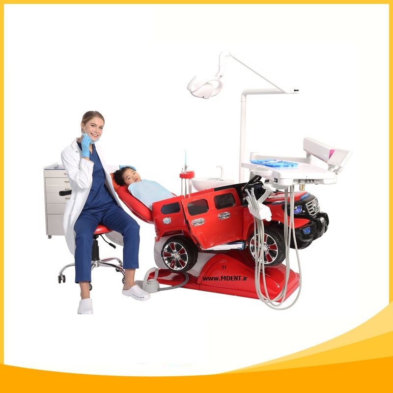 یونیت دندانپزشکی اطفال شیلنگ از پایین طرح ماشین children unit chair dental equipments