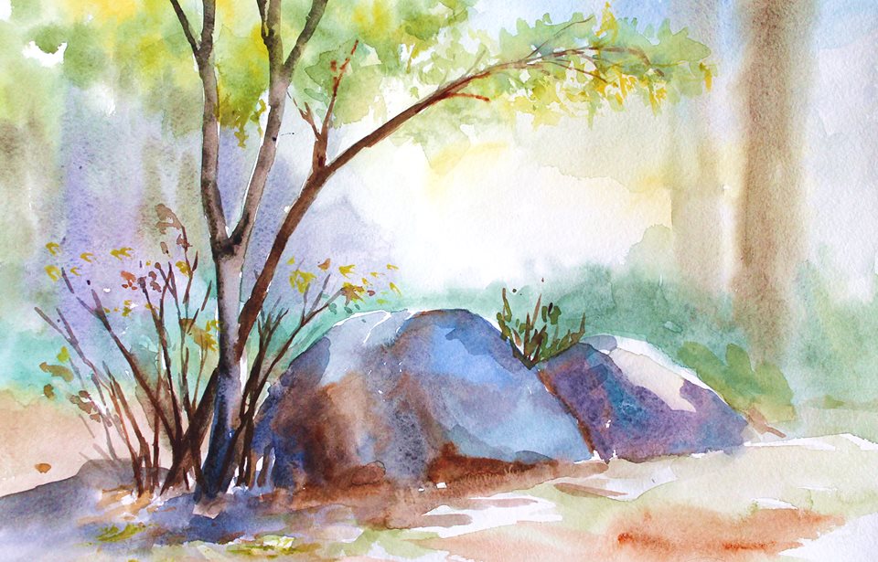 نقش بهار/ گفتگو با دکتر فریبا فهیمی، دندانپزشک و نقاش